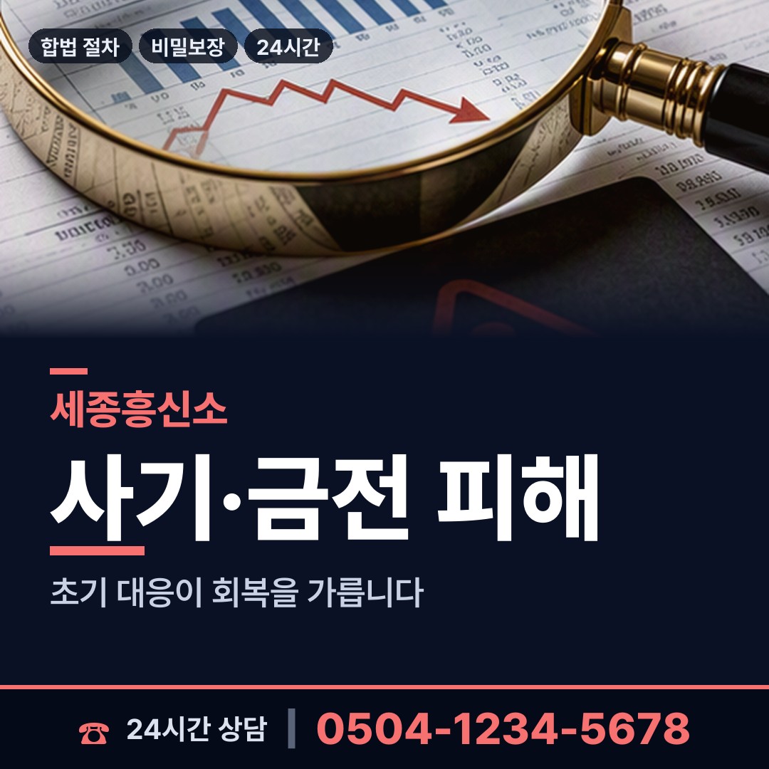 세종 연서면 배우자의심 상담 안내